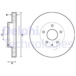 DELPHI Piduriketas BG4712C