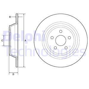 DELPHI Piduriketas BG4782C