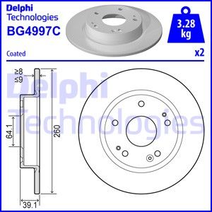 DELPHI Piduriketas BG4997C