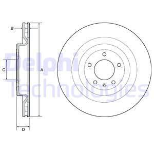 DELPHI Piduriketas BG9126