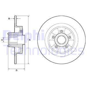 DELPHI Piduriketas BG9133RS