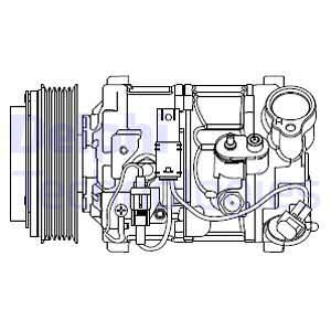 DELPHI Kompressor,kliimaseade CS20545