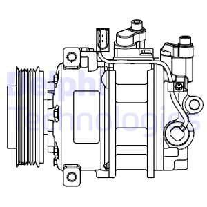 DELPHI Kompressor,kliimaseade CS20546