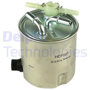 DELPHI Топливный фильтр HDF581