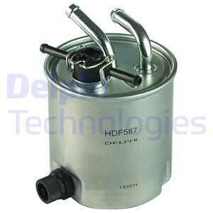 DELPHI Топливный фильтр HDF587