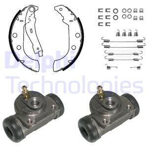 DELPHI Комплект тормозных колодок KP1058