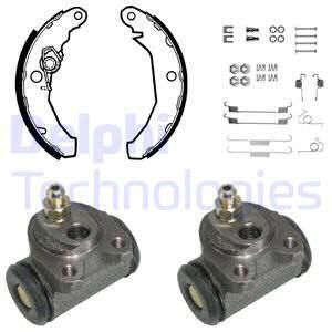 DELPHI Комплект тормозных колодок KP734