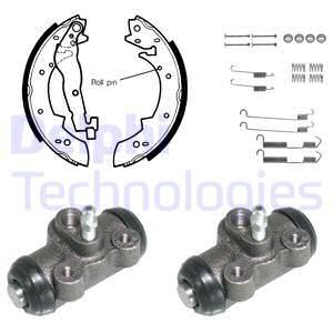 DELPHI Комплект тормозных колодок KP753