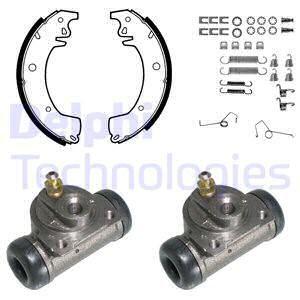 DELPHI Комплект тормозных колодок KP773
