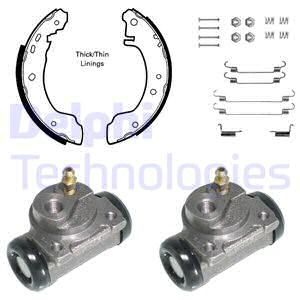 DELPHI Комплект тормозных колодок KP860