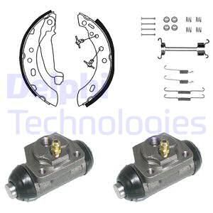 DELPHI Комплект тормозных колодок KP914