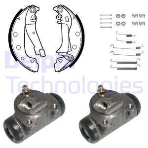 DELPHI Комплект тормозных колодок KP988