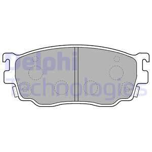 DELPHI Комплект тормозных колодок, дисковый тормоз LP1527