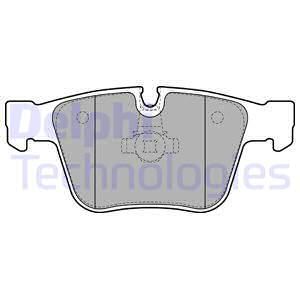 DELPHI Комплект тормозных колодок, дисковый тормоз LP2115