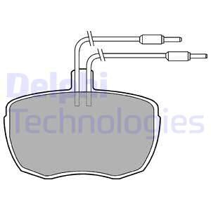 DELPHI Piduriklotsi komplekt,ketaspidur LP213