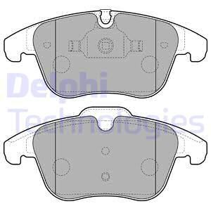 DELPHI Комплект тормозных колодок, дисковый тормоз LP2165