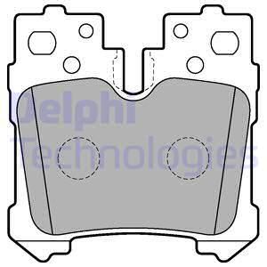 DELPHI Piduriklotsi komplekt,ketaspidur LP2214