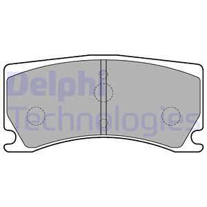 DELPHI Piduriklotsi komplekt,ketaspidur LP2217