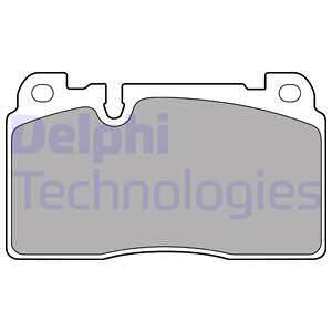 DELPHI Комплект тормозных колодок, дисковый тормоз LP2491