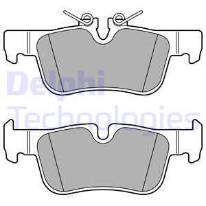 DELPHI Комплект тормозных колодок, дисковый тормоз LP2719