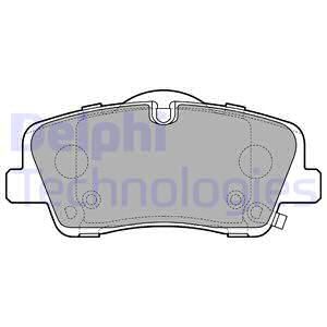 DELPHI Brake Pad Set, disc brake