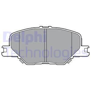 DELPHI Piduriklotsi komplekt,ketaspidur LP3370