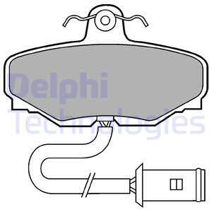DELPHI Комплект тормозных колодок, дисковый тормоз LP430