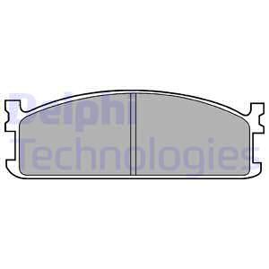 DELPHI Piduriklotsi komplekt,ketaspidur LP476