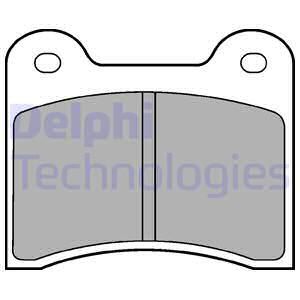 DELPHI Piduriklotsi komplekt,ketaspidur LP63