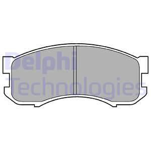 DELPHI Комплект тормозных колодок, дисковый тормоз LP800