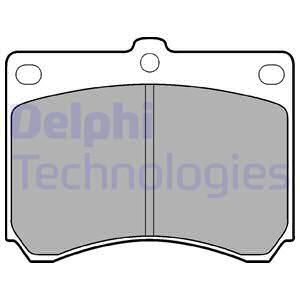 DELPHI Комплект тормозных колодок, дисковый тормоз LP935
