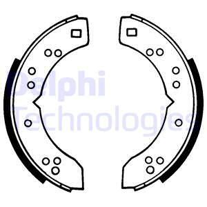 DELPHI Комплект тормозных колодок LS1047