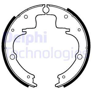 DELPHI Piduriklotside komplekt,seisupidur LS1074