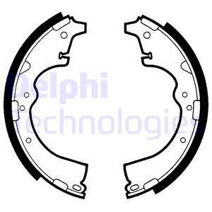 DELPHI Комплект тормозных колодок LS1409
