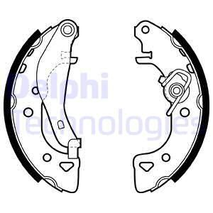 DELPHI Brake Shoe Set