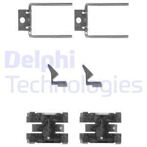 DELPHI Комплектующие, колодки дискового тормоза LX0010