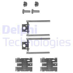 DELPHI Комплектующие, колодки дискового тормоза LX0021