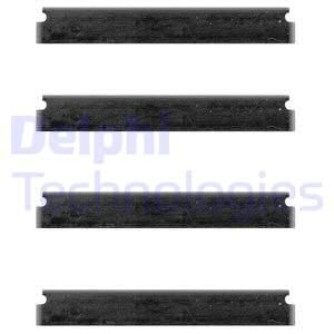 DELPHI Комплектующие, колодки дискового тормоза LX0061