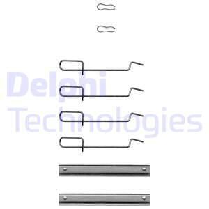 DELPHI Комплектующие, колодки дискового тормоза LX0072