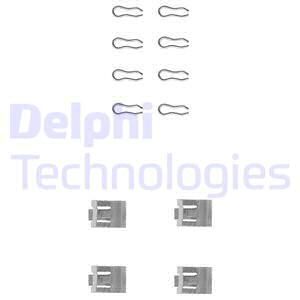 DELPHI Комплектующие, колодки дискового тормоза LX0075