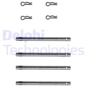 DELPHI Комплектующие, колодки дискового тормоза LX0139