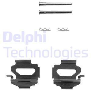 DELPHI Комплектующие, колодки дискового тормоза LX0149