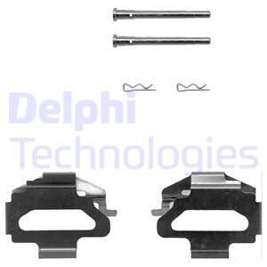 DELPHI Комплектующие, колодки дискового тормоза LX0150