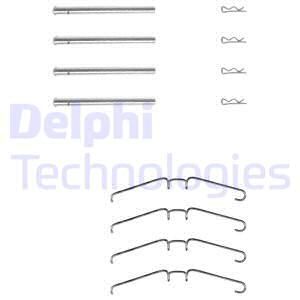 DELPHI Комплектующие, колодки дискового тормоза LX0157