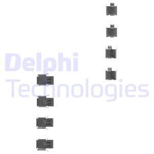 DELPHI Lisakomplekt, ketaspiduriklotsid LX0163