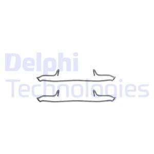 DELPHI Комплектующие, колодки дискового тормоза LX0223