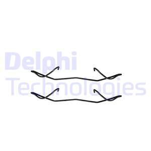 DELPHI Комплектующие, колодки дискового тормоза LX0236