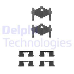DELPHI Комплектующие, колодки дискового тормоза LX0240