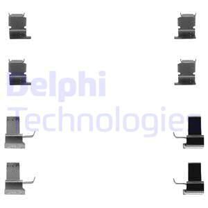 DELPHI Комплектующие, колодки дискового тормоза LX0259
