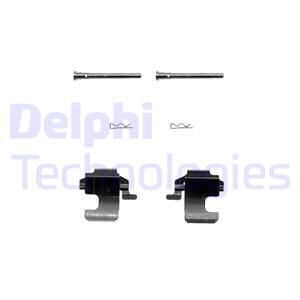 DELPHI Комплектующие, колодки дискового тормоза LX0270